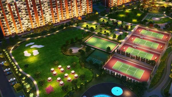 Residential high-rise society in Noida